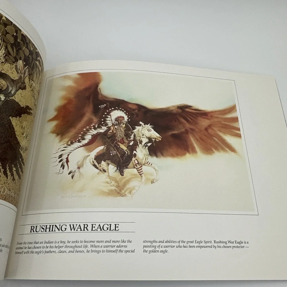 Bev Doolittle Visions Signed Art Book 1989 Softcover Western Artist Second Print